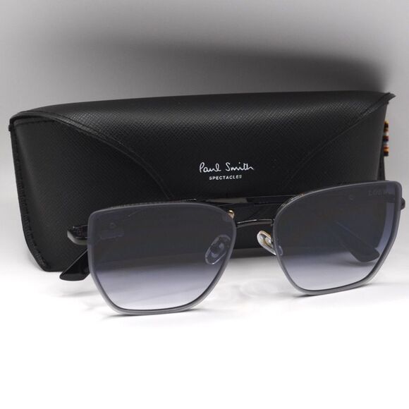 Loewe Women’s Sunglasses | Black Metal Frame | Blue/Gray Gradient Lenses main image 9